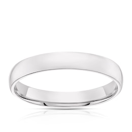 Platinum 3mm Extra Heavy Court Ring
