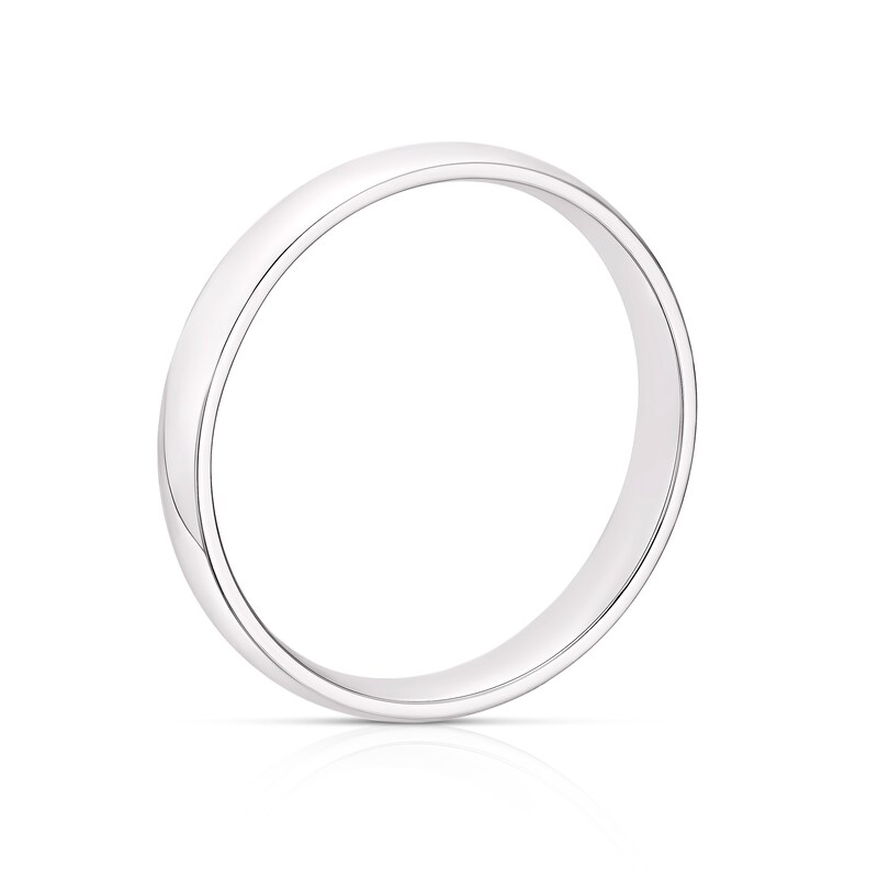 Main Image 3 of Platinum 3mm Extra Heavy Court Ring