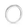 Thumbnail Image 3 of 18ct White Gold U Shaped 0.10ct Diamond Ring