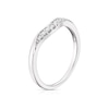 Thumbnail Image 2 of 9ct White Gold U Shaped Diamond Ring