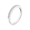 Thumbnail Image 2 of 9ct White Gold 0.10ct Diamond Band