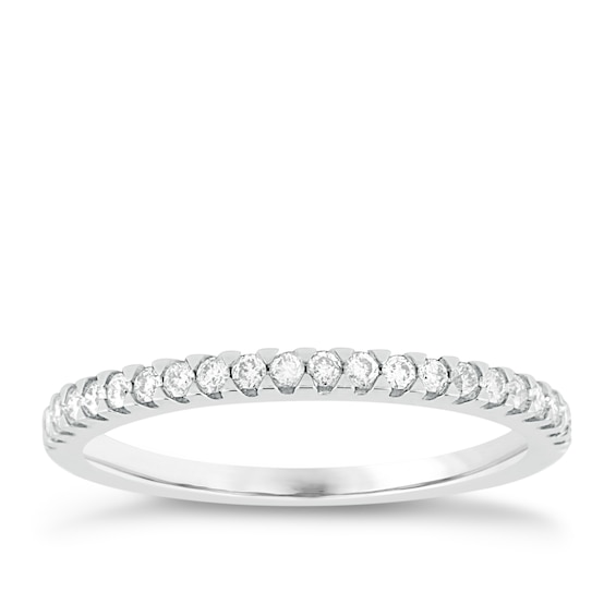18ct White Gold Eternity 0.20ct Diamond Ring