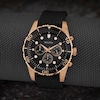 Thumbnail Image 2 of Bulova Classic Chronograph Men's Black Rubber Strap Watch