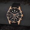 Thumbnail Image 1 of Bulova Classic Chronograph Men's Black Rubber Strap Watch