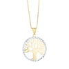 Thumbnail Image 1 of 9ct Yellow Gold & White Gold Tree Design Pendant
