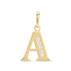 Thumbnail Image 0 of 9ct Yellow Gold Initial A Charm