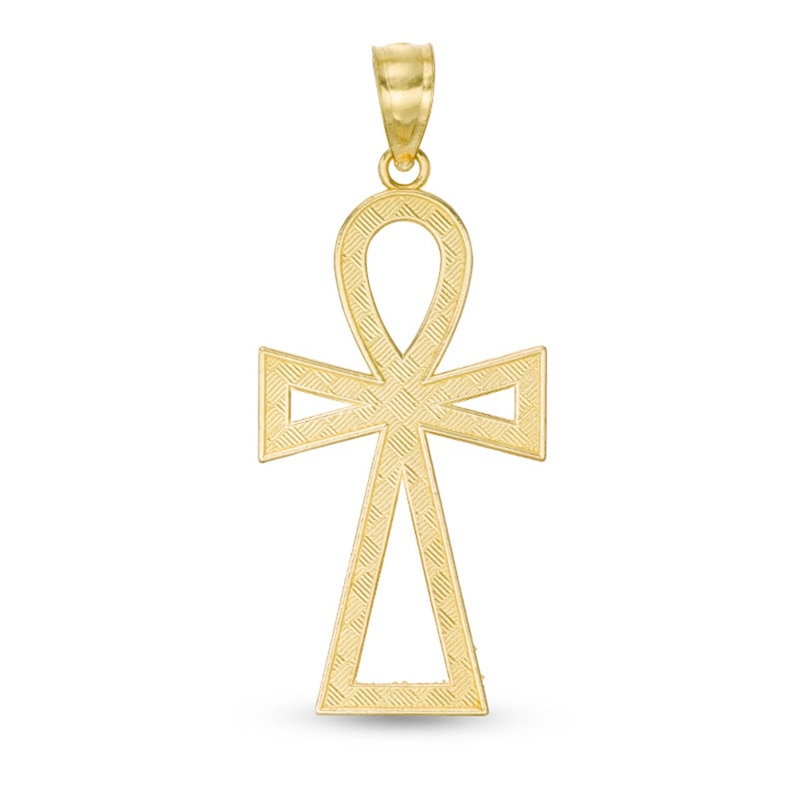 Main Image 1 of 9ct Yellow Gold Cross Charm