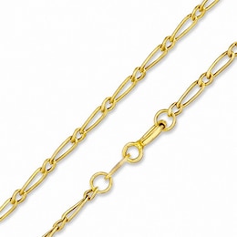 9ct Yellow Gold 16'' Figaro Chain