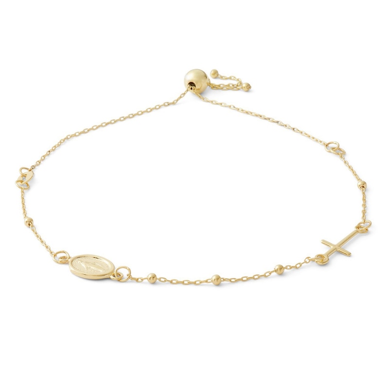 Main Image 1 of 9ct Yellow Gold Rosemary Bolo Bracelet