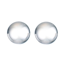 9ct White Gold 5mm Ball Stud Earrings