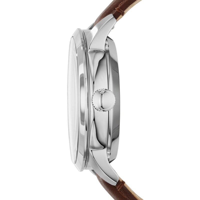 Main Image 2 of Fossil Men's Automatic Brown Leather Strap Watch