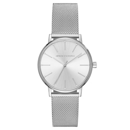 Armani Exchange Ladies' Stainless Steel Mesh Bracelet Watch