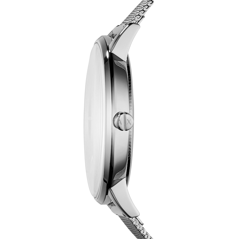 Armani Exchange Ladies' Stainless Steel Mesh Bracelet Watch