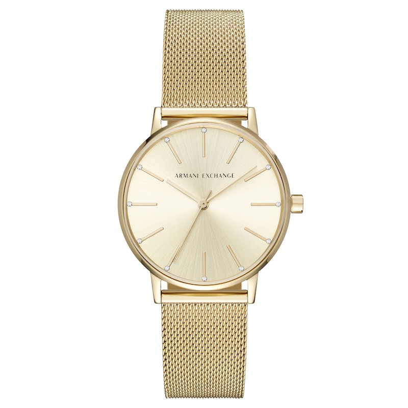 Main Image 1 of Armani Exchange Ladies' Gold Plated Steel Bracelet Watch