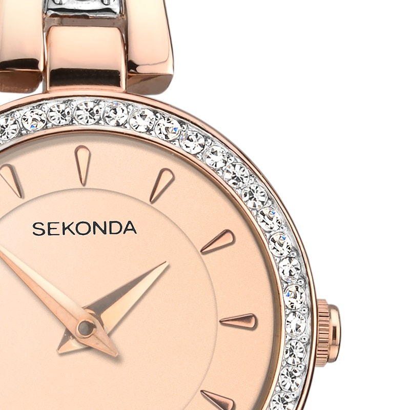 Sekonda Secret Rose Gold Tone Jewellery& Watch Set