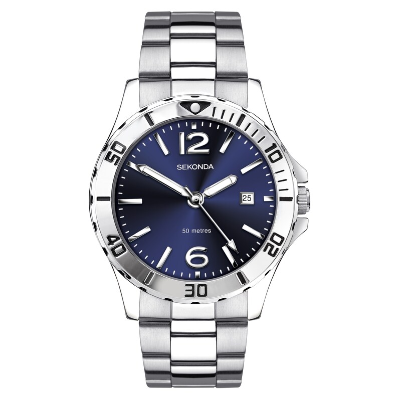 Main Image 1 of Sekonda Caspian Men's Stainless Steel Bracelet Watch