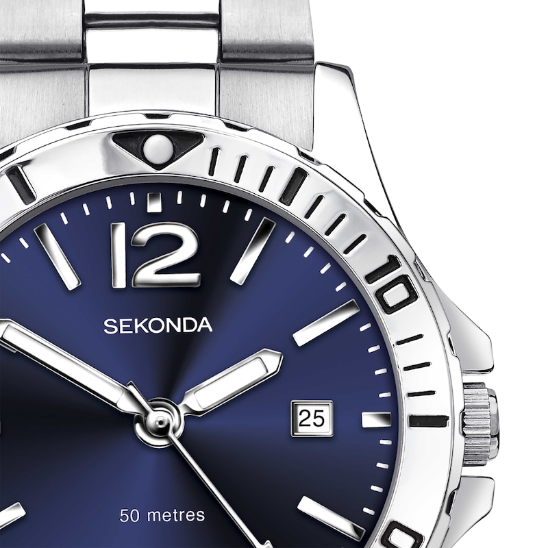 Main Image 4 of Sekonda Caspian Men's Stainless Steel Bracelet Watch