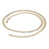 Thumbnail Image 2 of 9ct Yellow Solid Gold 22 Inch Curb Chain