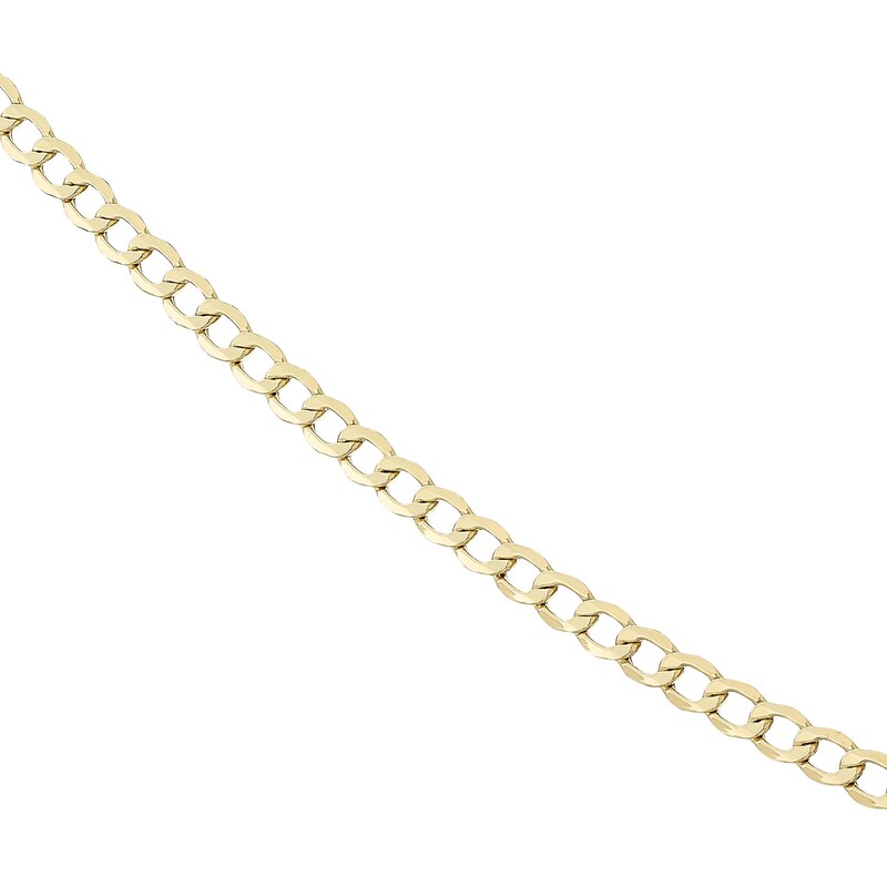 Main Image 1 of 9ct Yellow Gold 20" Curb Chain