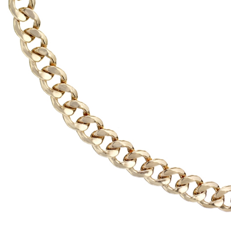 Main Image 1 of 9ct Yellow Gold 22" Curb Chain