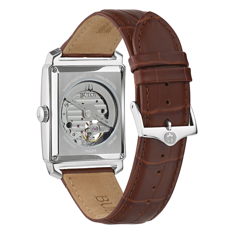 Bulova Classic Sutton Automatic Men's Leather Strap Watch