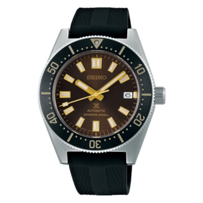 Seiko Prospex 1965 Men's Black Silicone Strap Watch
