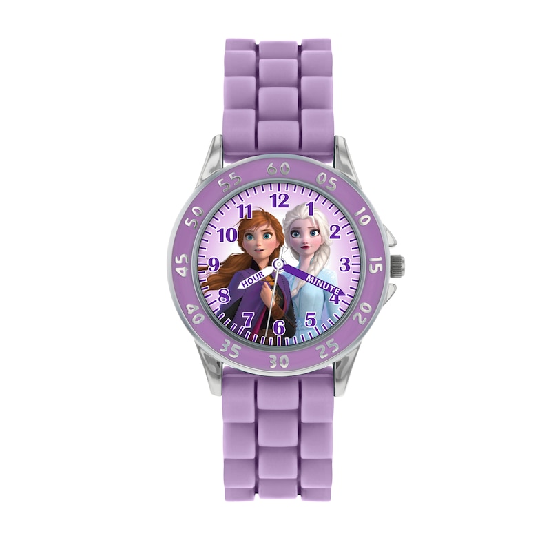 Disney Frozen 2 Children's Purple Silicone Strap Watch