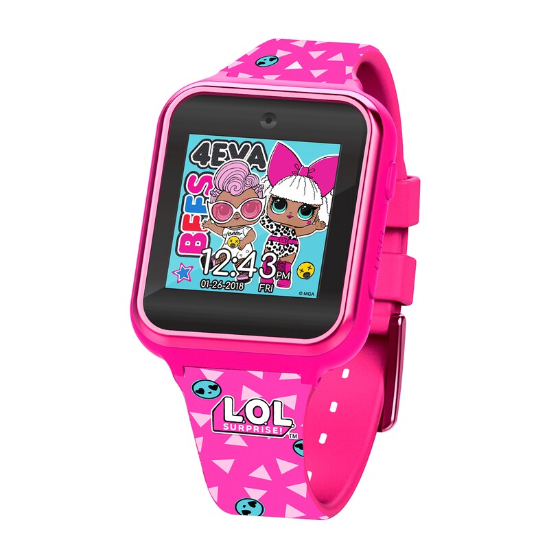 LOL Surprise Children's Pink Silicone Strap Smart Watch