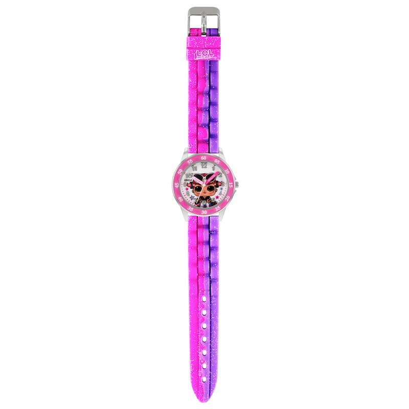 LOL Surprise Children's Pink & Purple Silicone Strap Watch