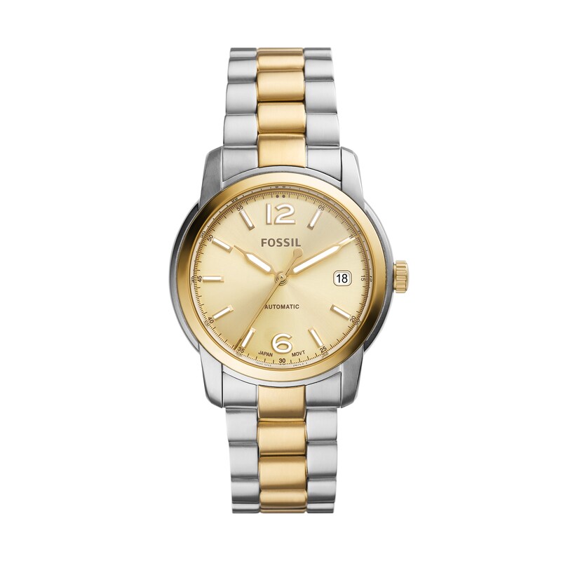 Fossil Heritage Automatic Ladies' Gold Tone Bracelet Watch