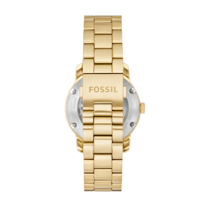 Fossil Heritage Automatic Ladies' Gold Tone Bracelet Watch