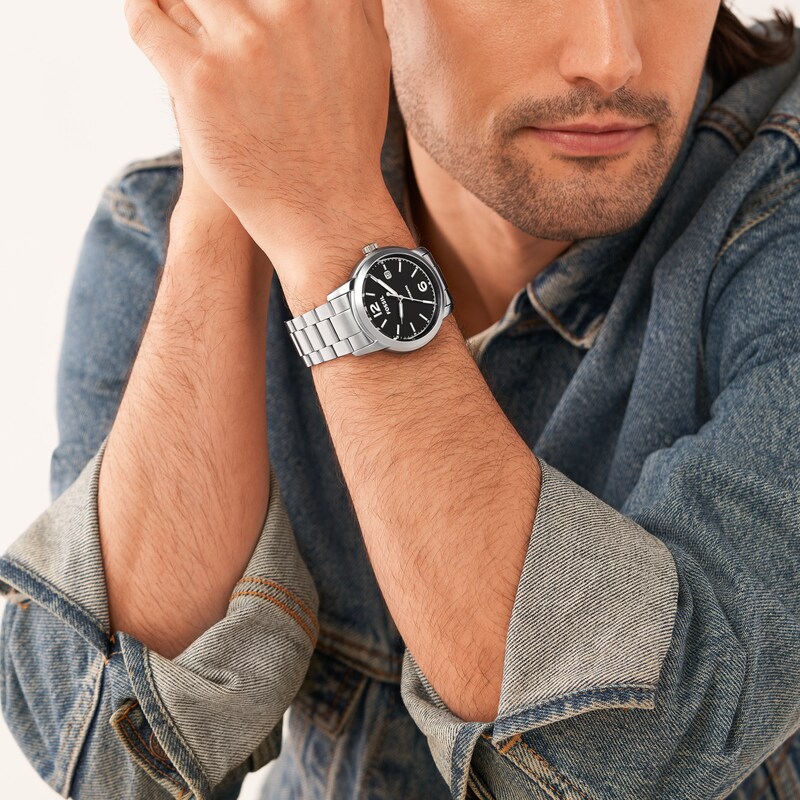Main Image 6 of Fossil Heritage Men's Stainless Steel Bracelet Watch
