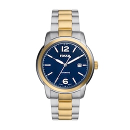 Fossil Heritage Automatic Men's Two Tone Bracelet Watch