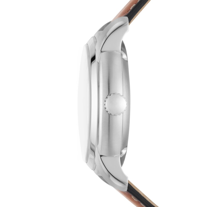 Main Image 3 of Fossil Heritage Automatic Men's Brown Leather Strap Watch
