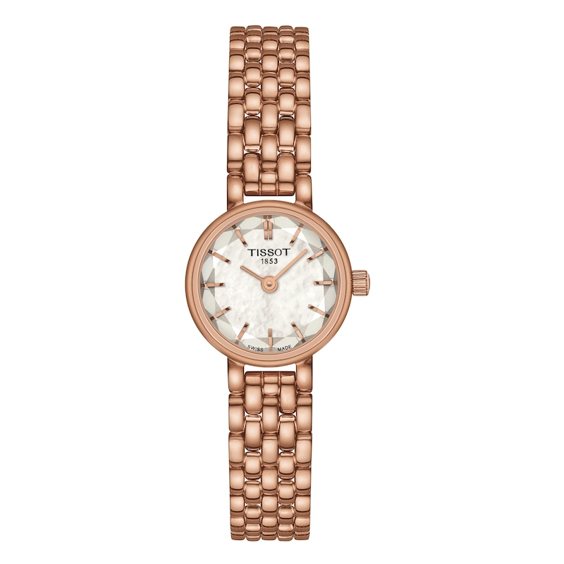 Tissot Lady Lovely Ladies' Rose Gold Tone Bracelet Watch | H.Samuel