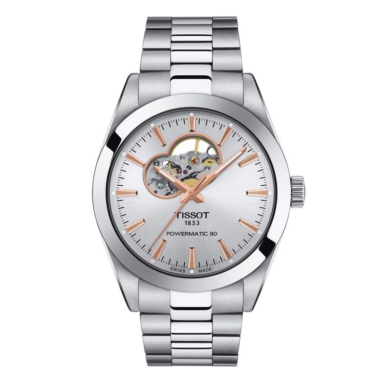 Tissot Classic Gentleman Men's Silver Dial Stainless Steel Watch