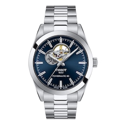 Tissot Classic Gentleman Men's Blue Dial Stainless Steel Watch