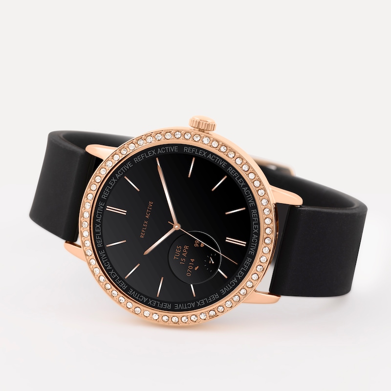 Main Image 2 of Reflex Active Ladies Smart With Stone Set Case Watch