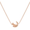 Thumbnail Image 0 of Radley Ladies' Rose Gold Plated Dog In Moon Diamond Necklace