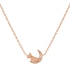 Thumbnail Image 1 of Radley Ladies' Rose Gold Plated Dog In Moon Diamond Necklace