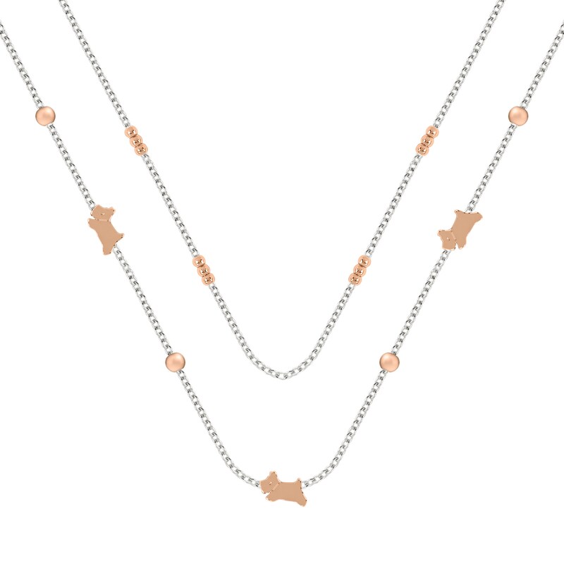 Radley Ladies 18ct Rose Gold Plated Double Layer Necklace