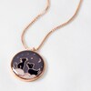 Thumbnail Image 1 of Radley Ladies' 18ct Rose Gold Plated Cat & Dog Necklace