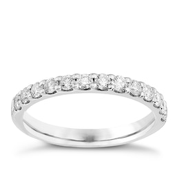 9ct White Gold 0.50ct Diamond Eternity Ring