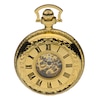 Thumbnail Image 0 of Half Skeleton Gold-Plated Pocket Watch