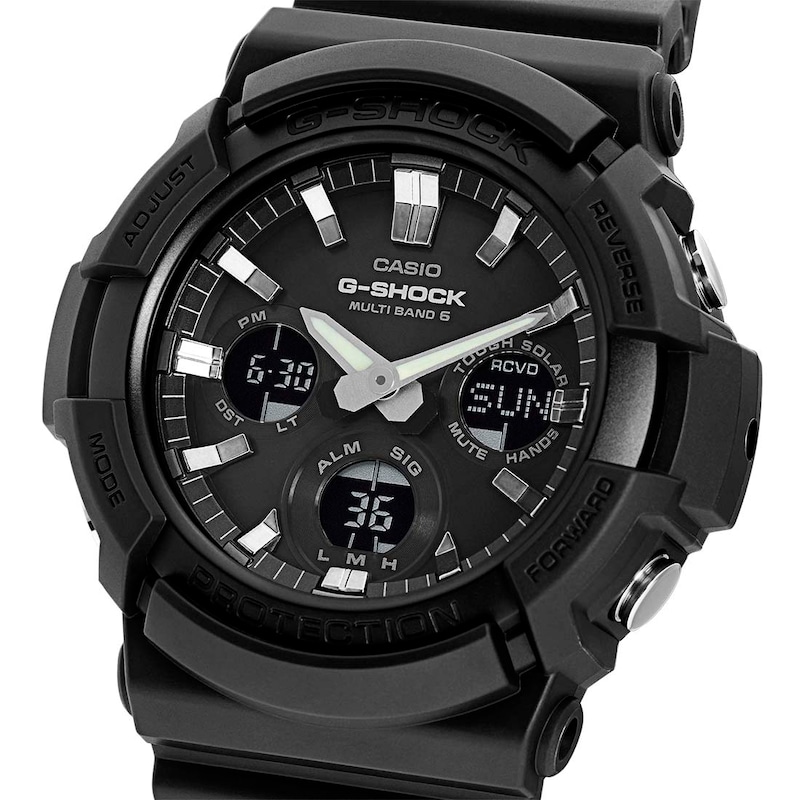 Main Image 4 of G-Shock GAW-100B-1AER Men's Black Resin Strap Watch