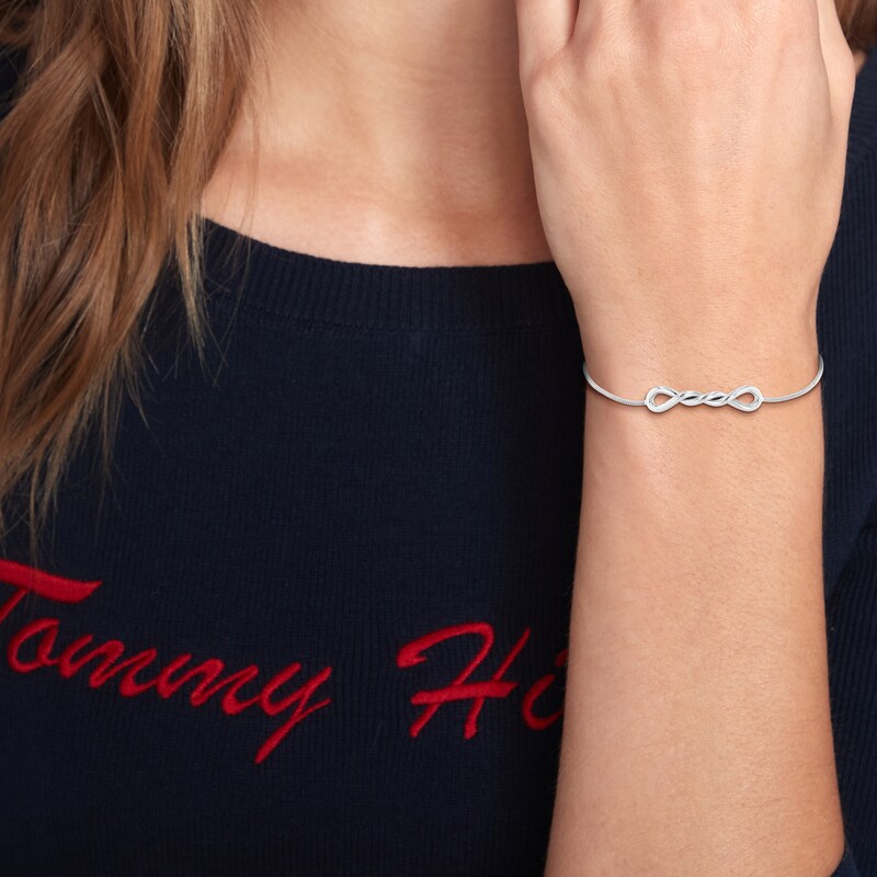 Tommy Hilfiger TH Twist Stainless Steel Slider Bracelet