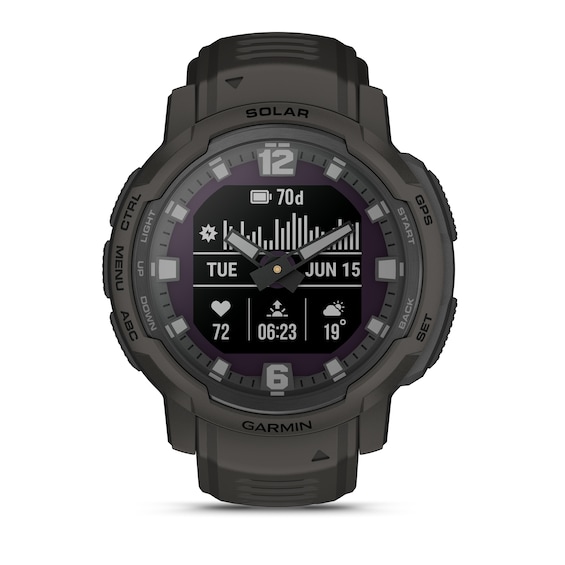 Garmin Instinct Crossover Solar Exclusive Black Smartwatch