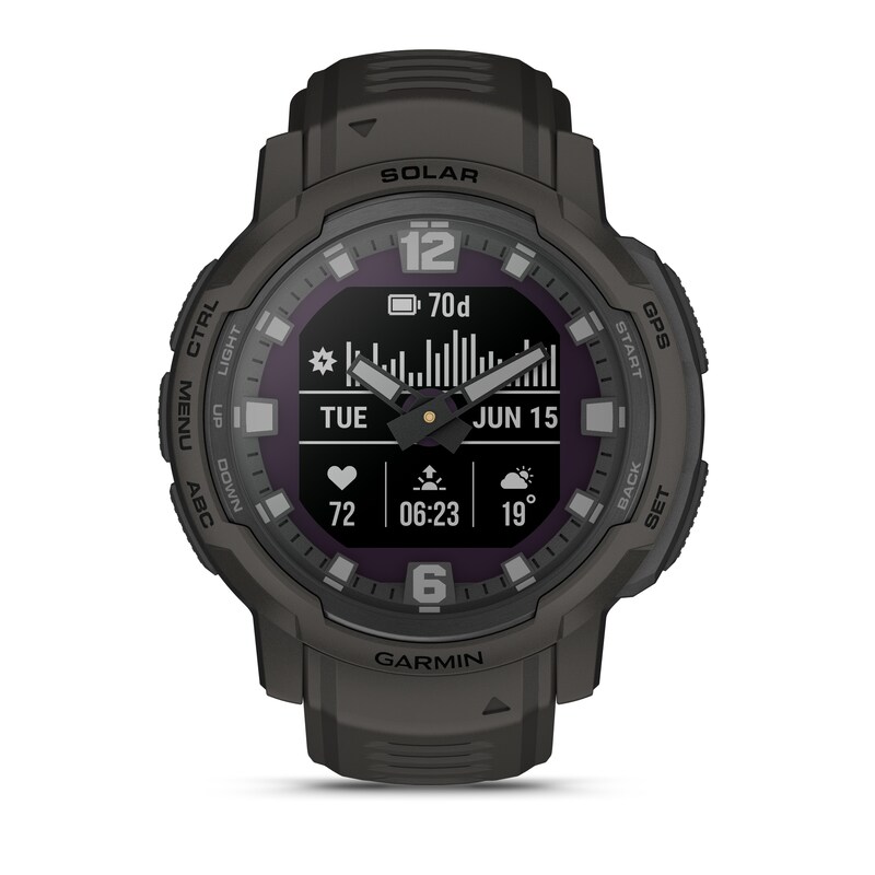 Main Image 1 of Garmin Instinct Crossover Solar Exclusive Black Smartwatch