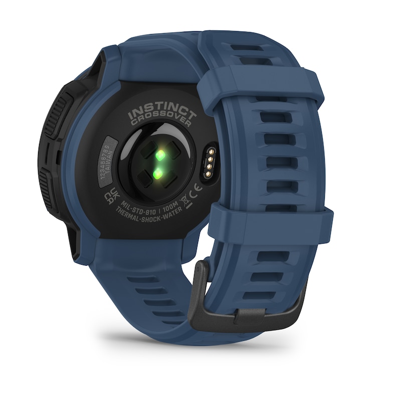 Main Image 3 of Garmin Instinct Crossover Solar Exclusive Blue Smartwatch