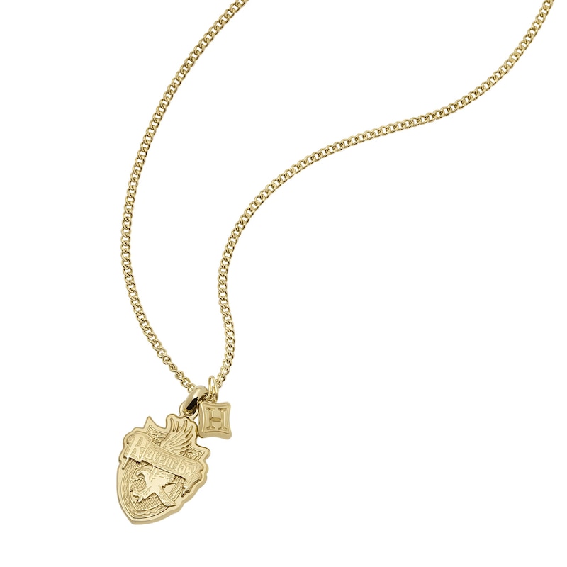 Main Image 2 of Fossil Harry Potter Ravenclaw Gold Tone Pendant